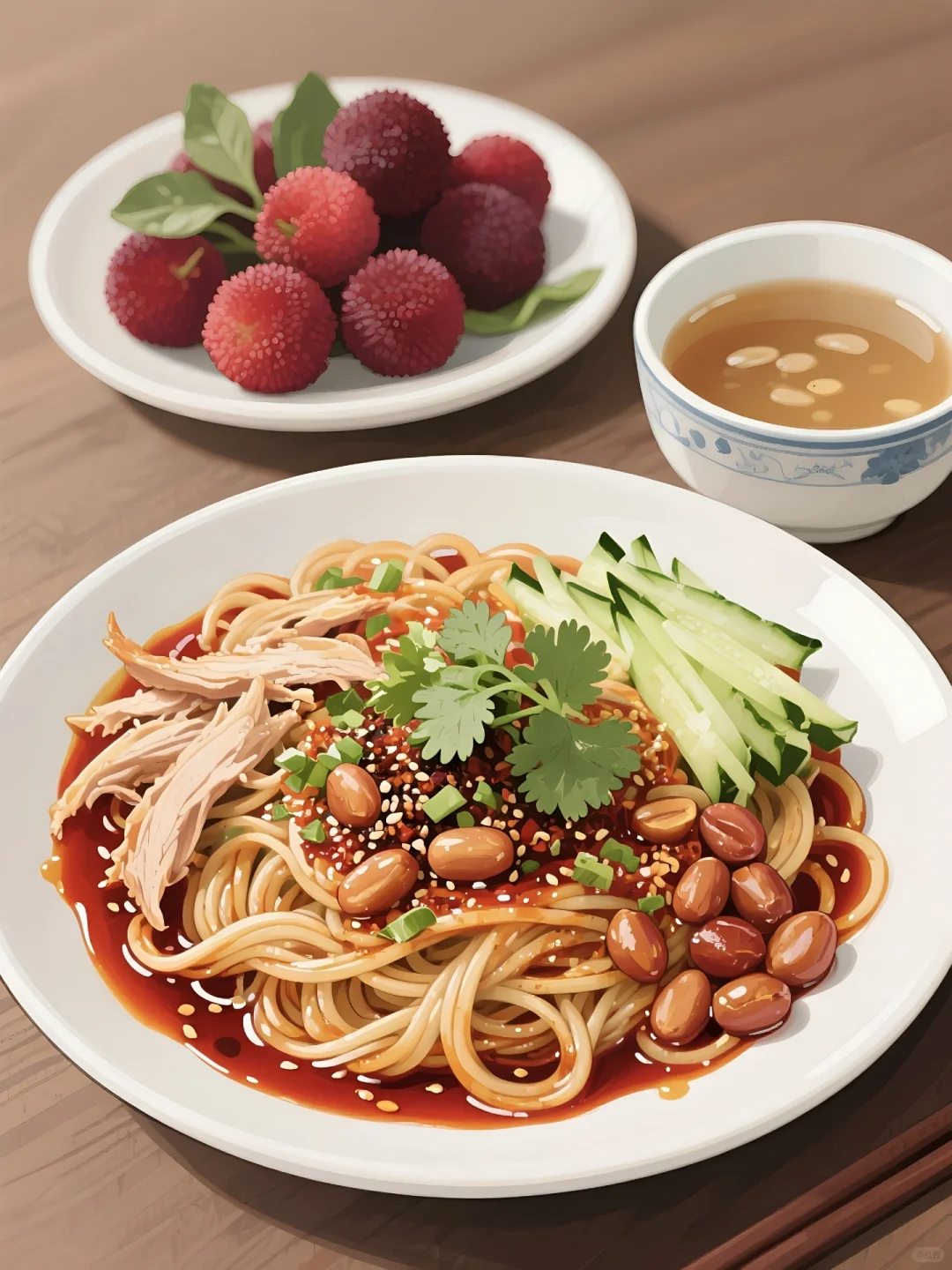 分享一波诱人的美食插画😍
