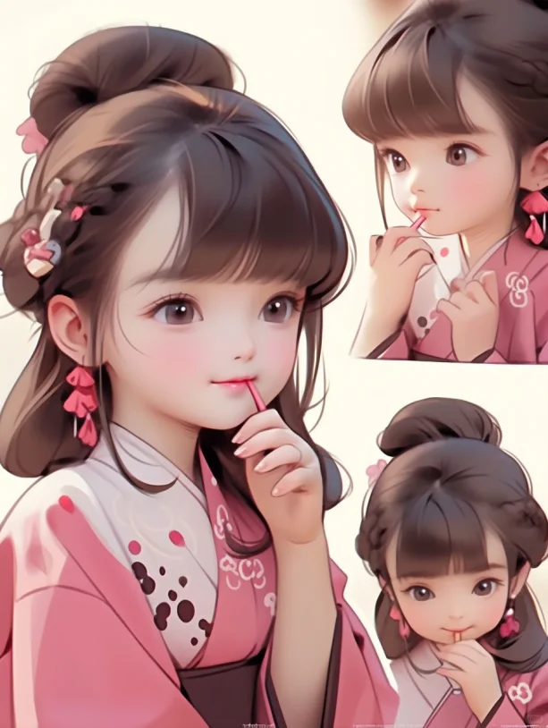 丽绝俗，娇美秀丽的古代美女。