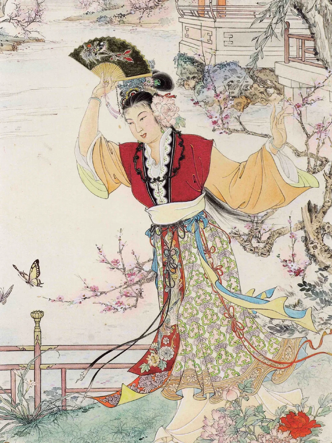 春痕不老，胡也佛仕女图赏