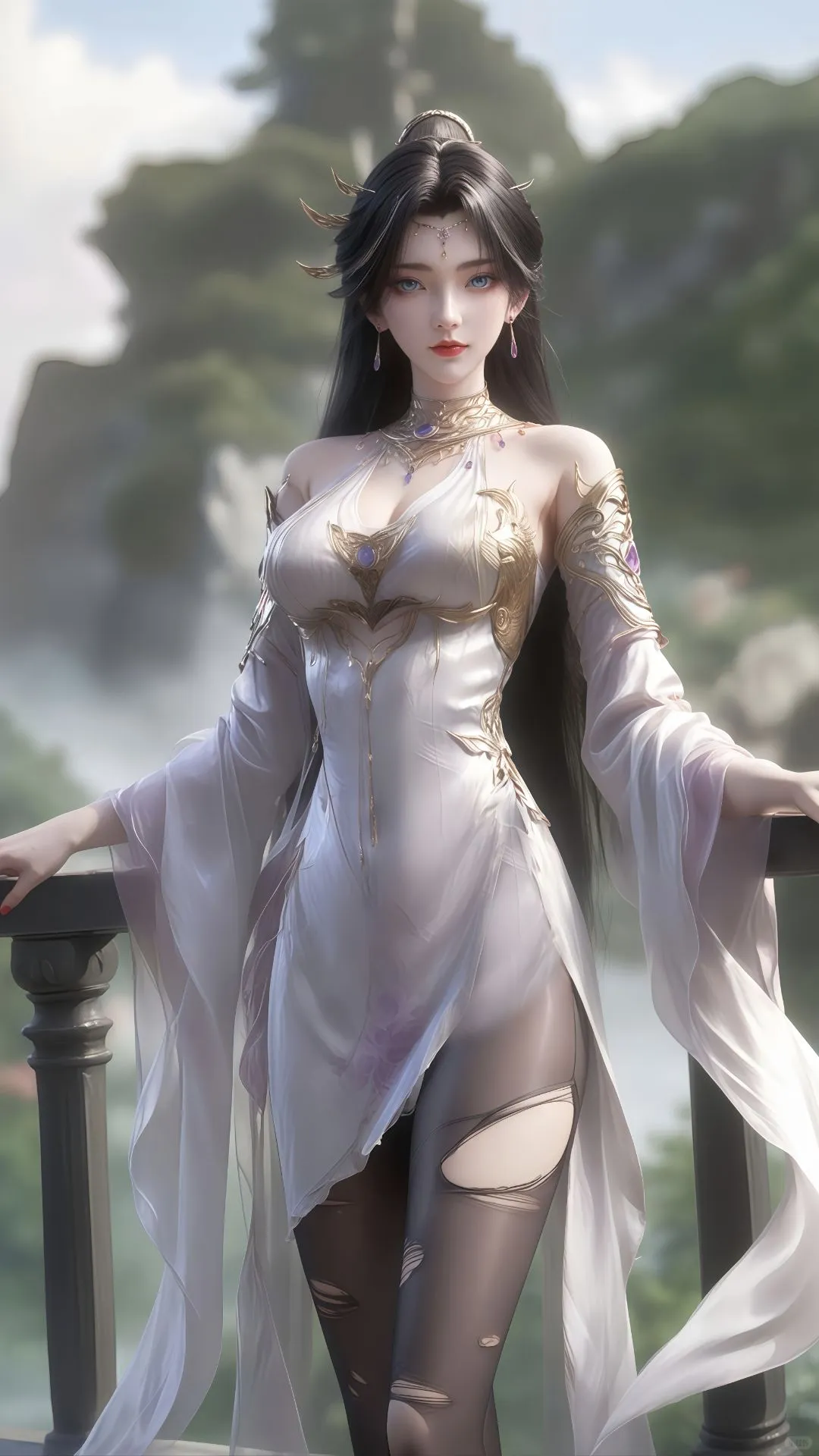 🎐国漫女神顶配！AI精修壁纸速存~