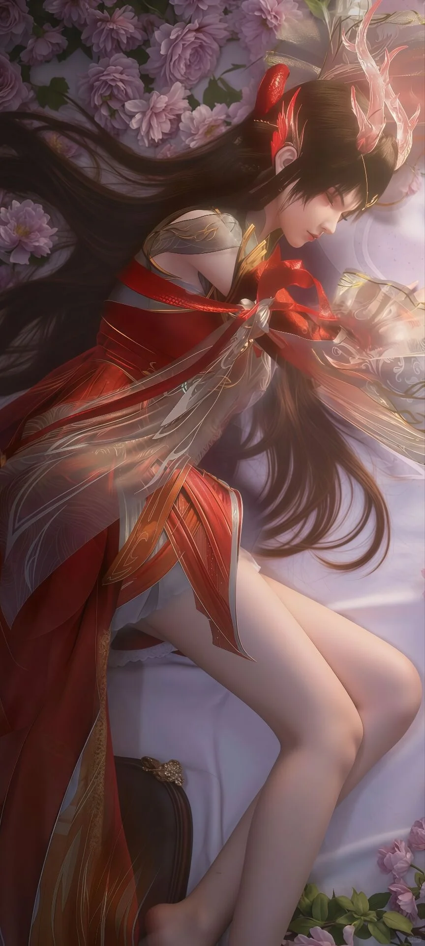🎐国漫女神顶配！AI精修壁纸速存~