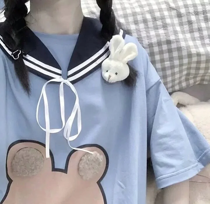 好看的蓝色系女生头像