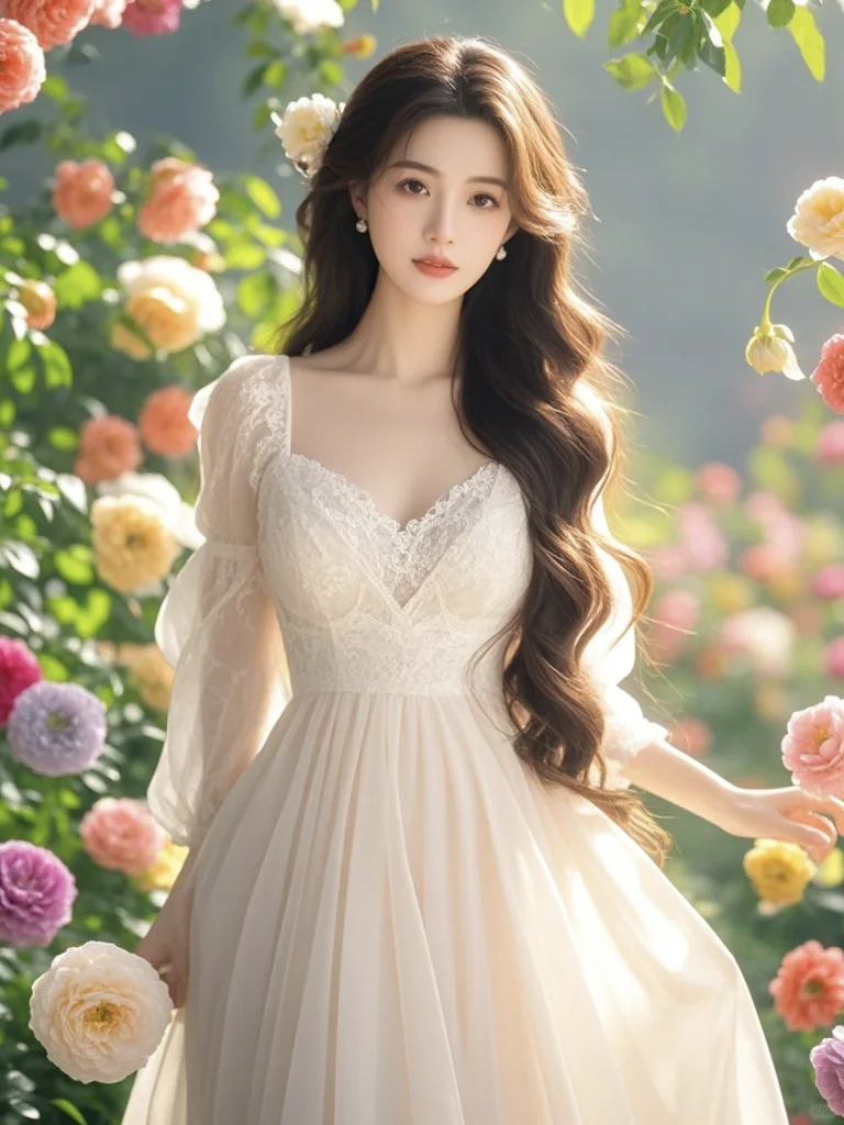 今日份美图分享︳AI绘画非真人
