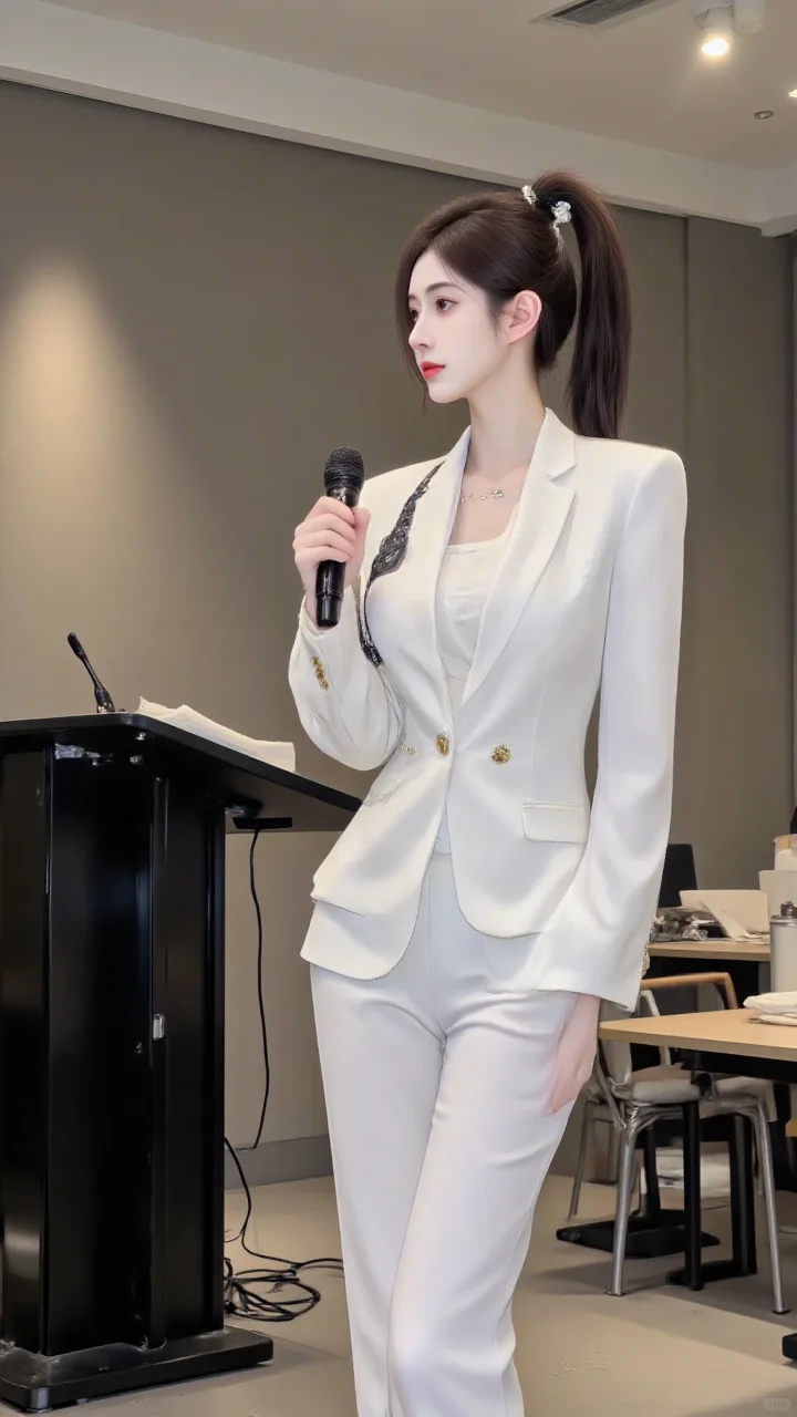 ✨白色西装 = 职场杀器✨