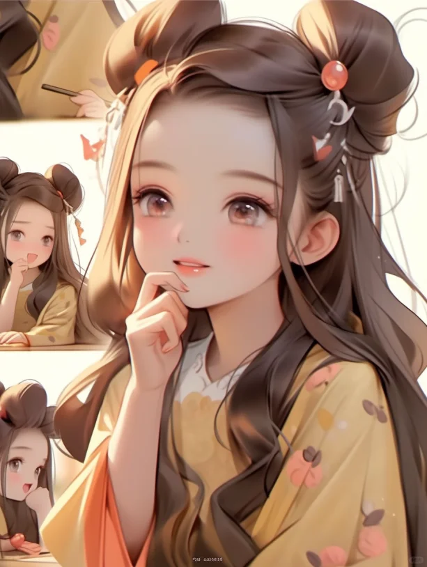 丽绝俗，娇美秀丽的古代美女。