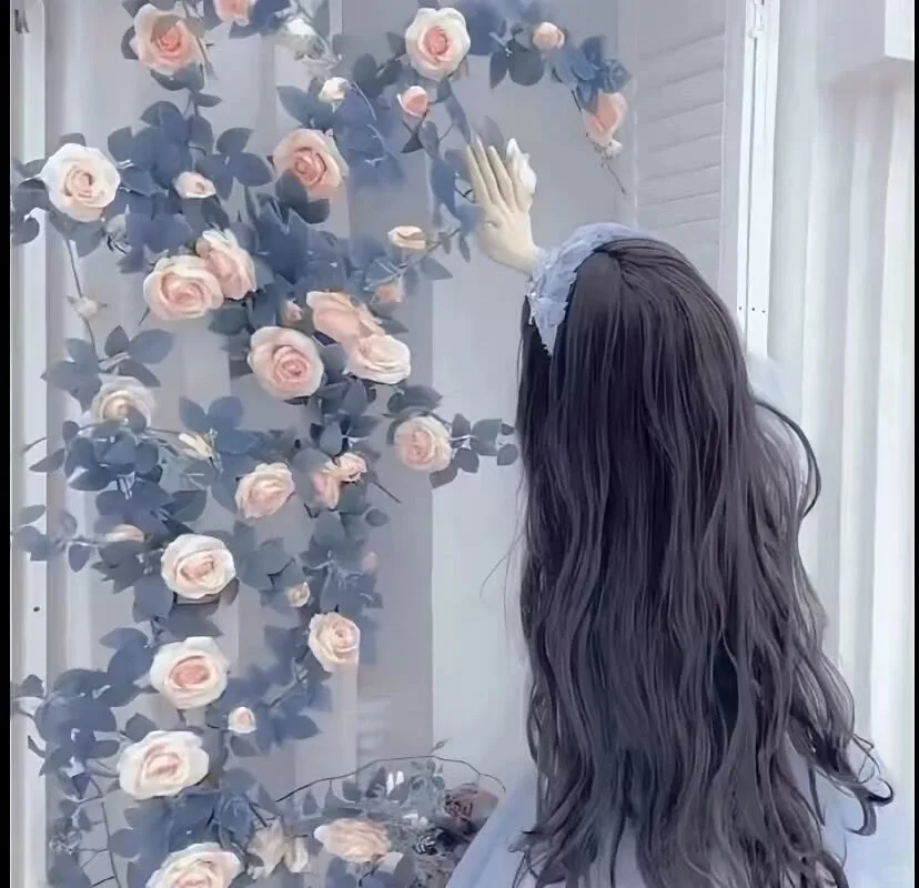 好看的蓝色系女生头像