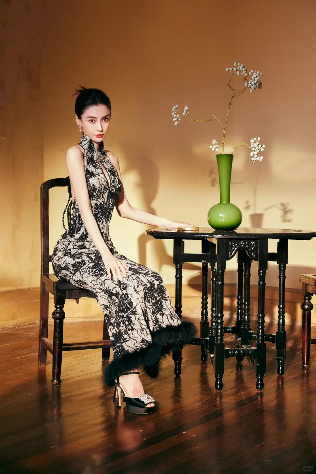 杨颖｜好美的旗袍，这身材太绝了