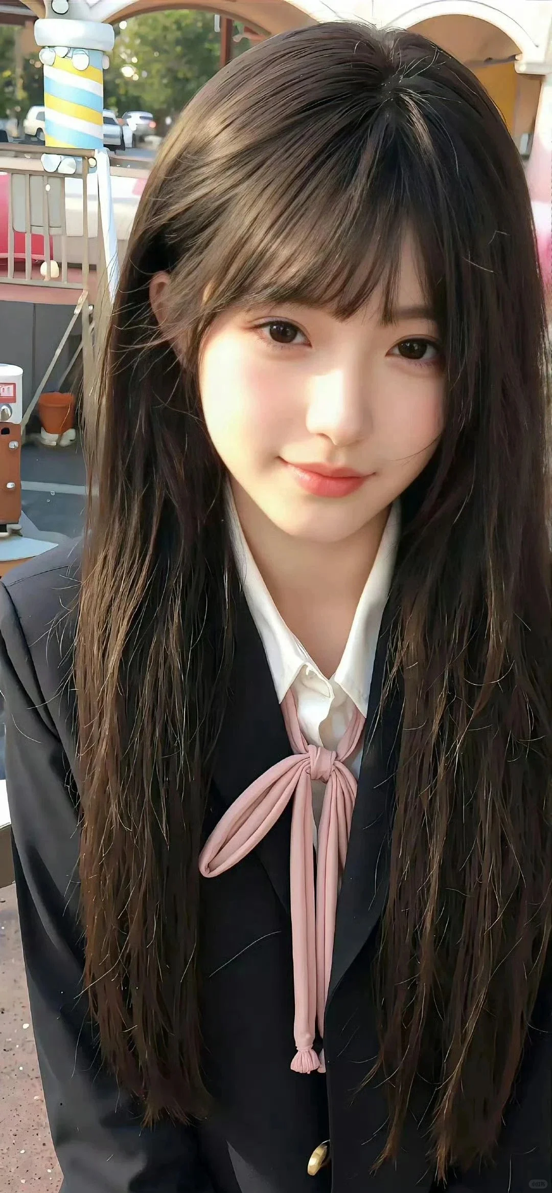美女壁纸分享，感觉图三图七更适合做封面