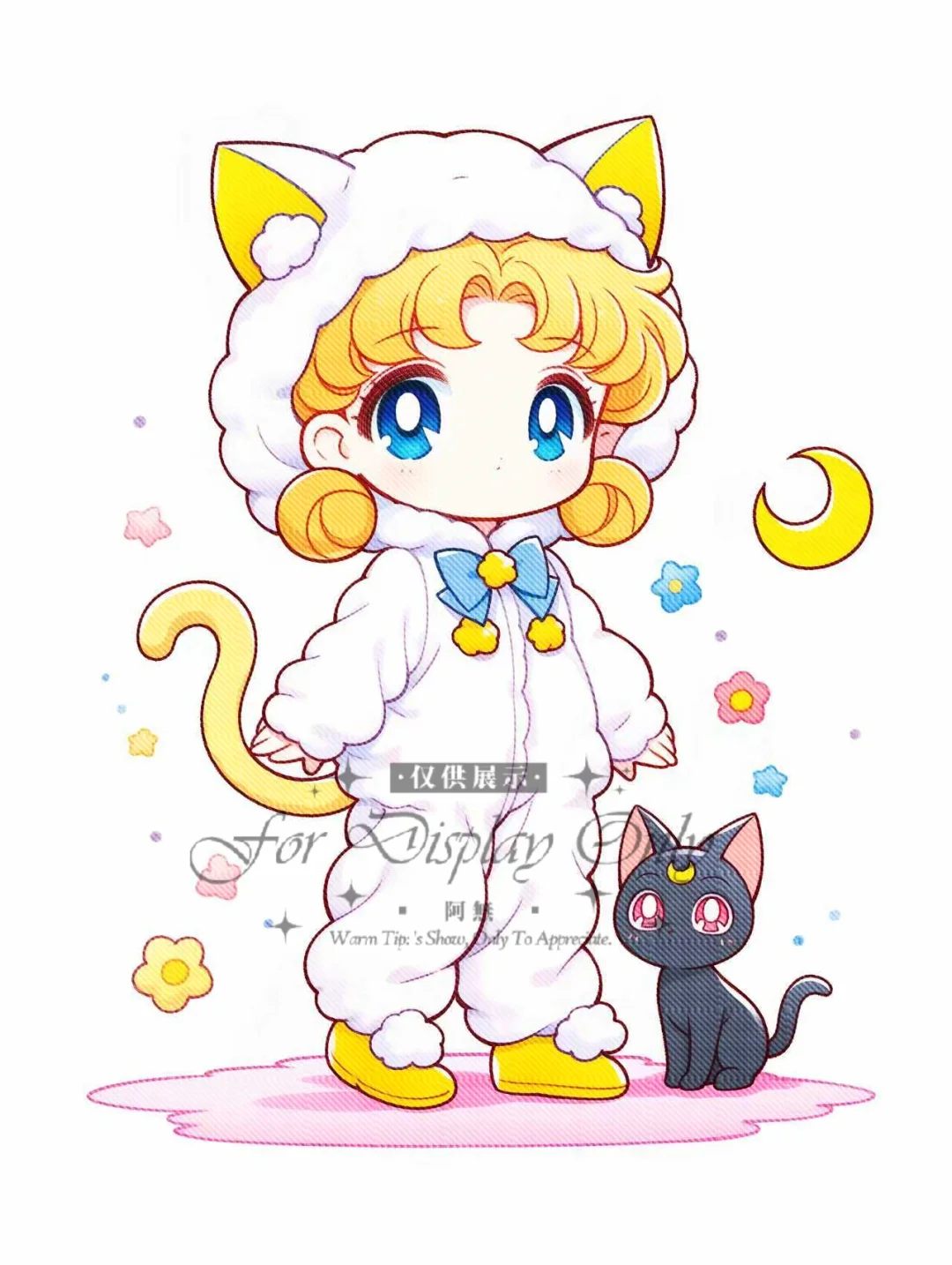 猫咪拟人✨月野兔