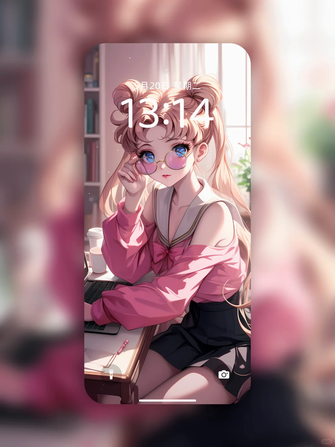 美少女012/ 认真工作的美少女