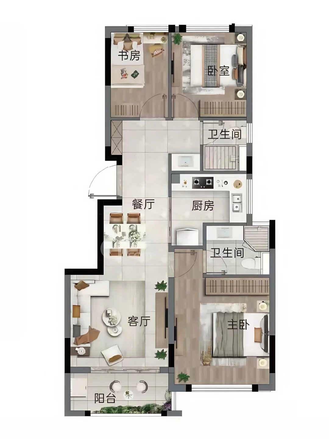 地铁二号线|公摊5%可看江电梯洋房单价6K