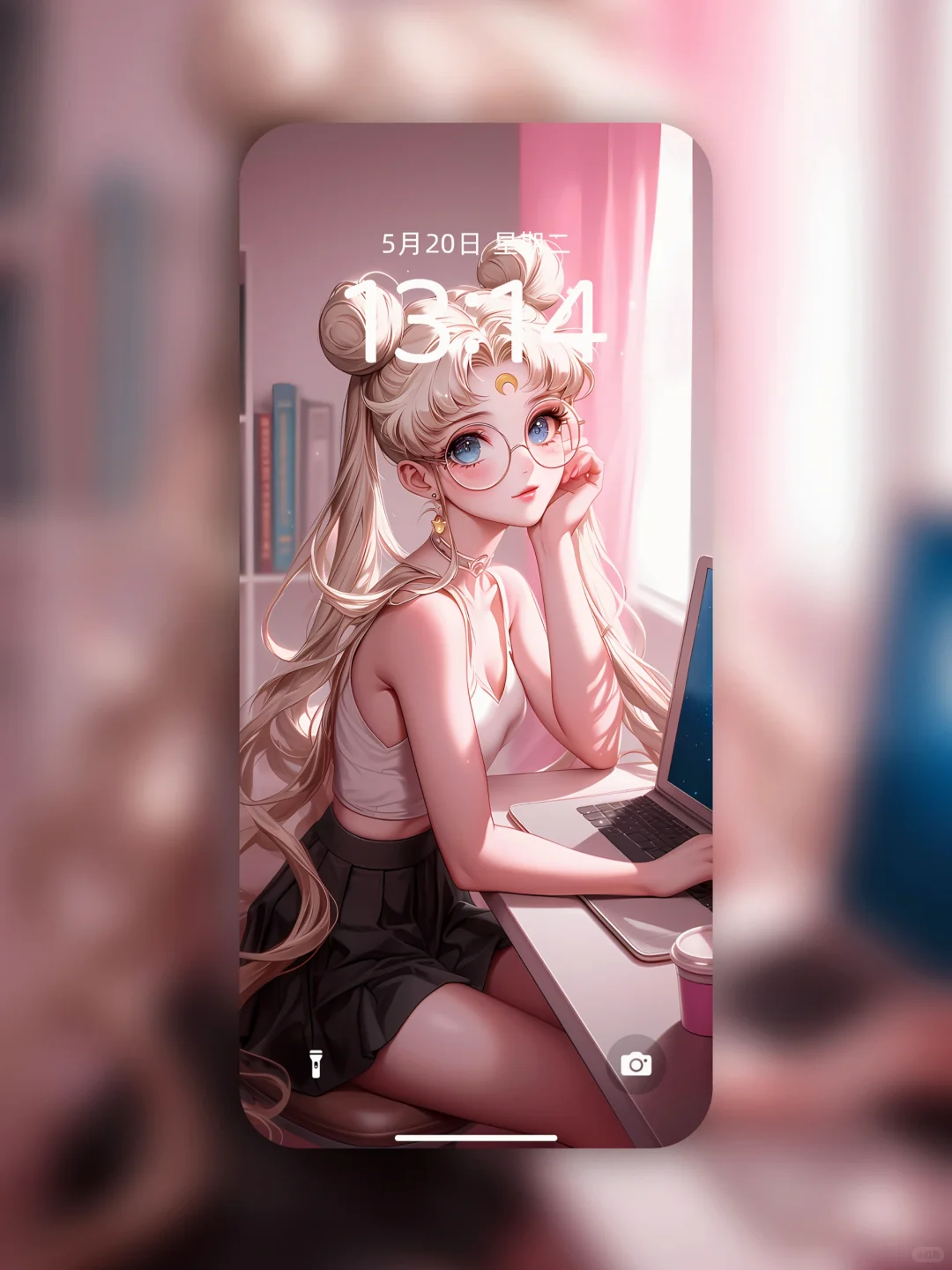 美少女012/ 认真工作的美少女