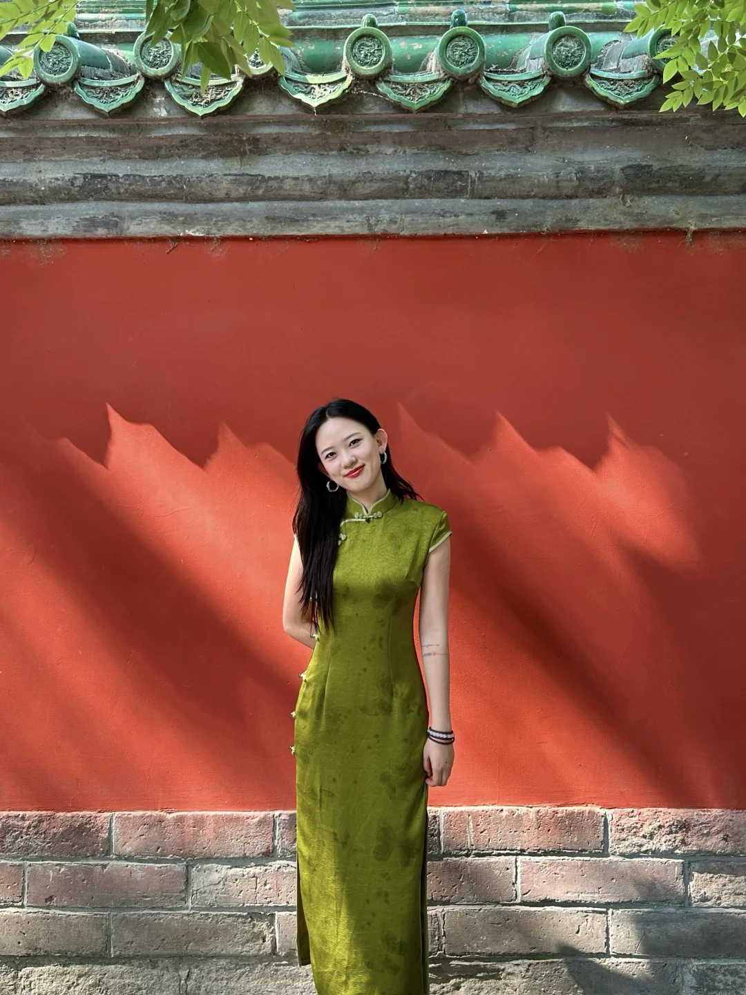 中式美感|国子监➕旗袍 绝配❗