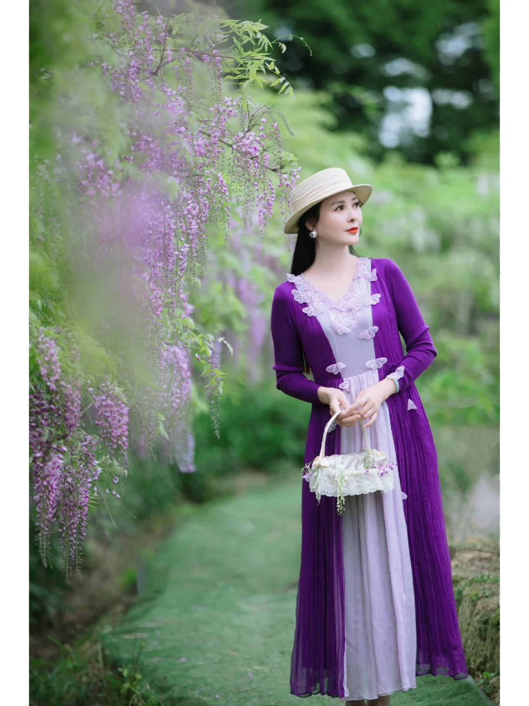 遇见紫藤花开，遇见你