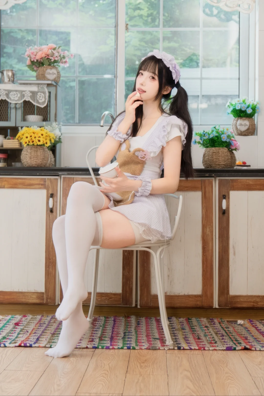 夏日午后登场的美少女厨娘🍴