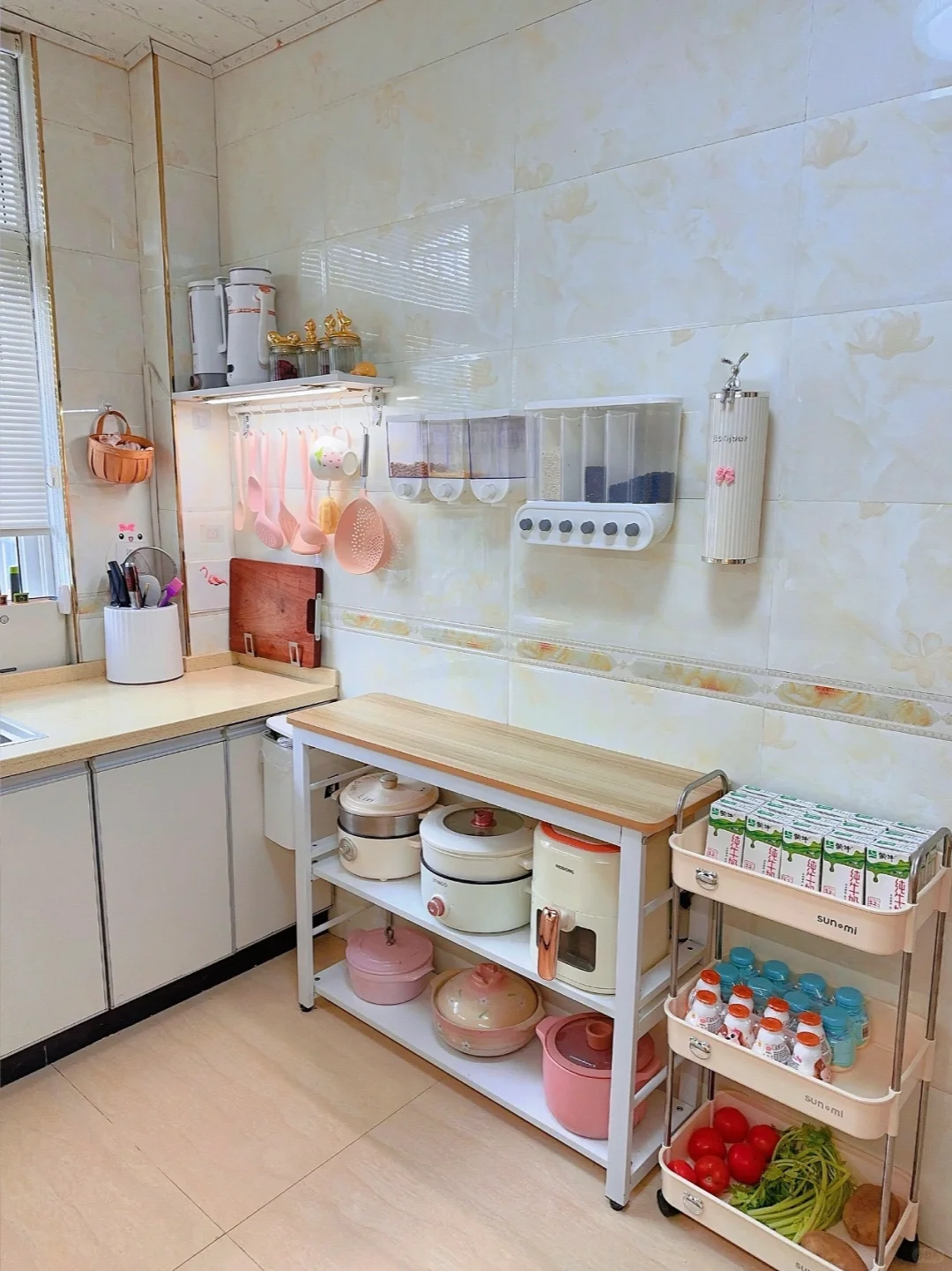 农村小户型厨房🏡收拾的太干净整洁了～