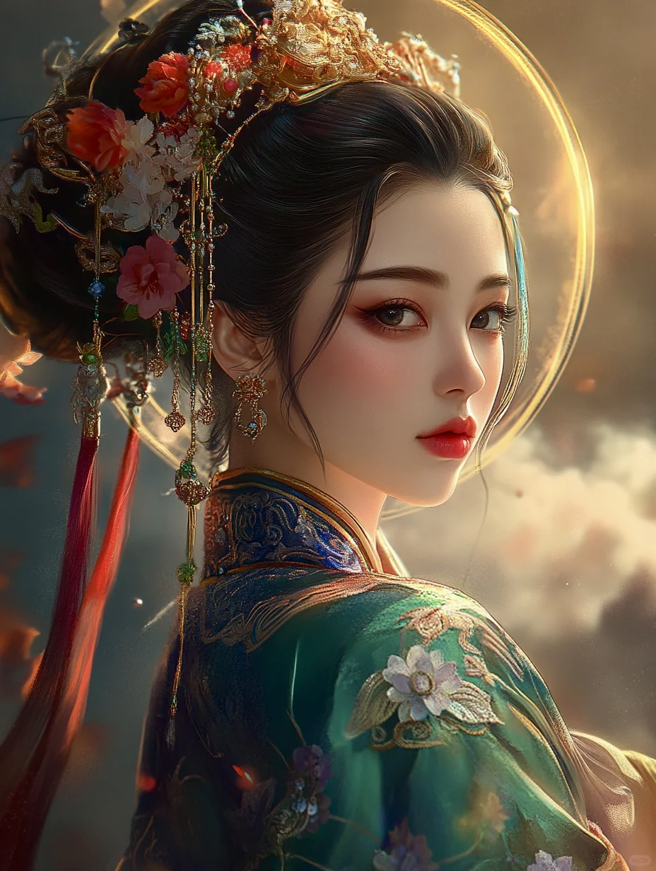 华美璀璨的绝色天女系列之《东方神女》