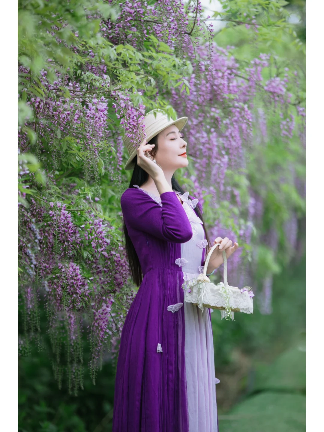 遇见紫藤花开，遇见你