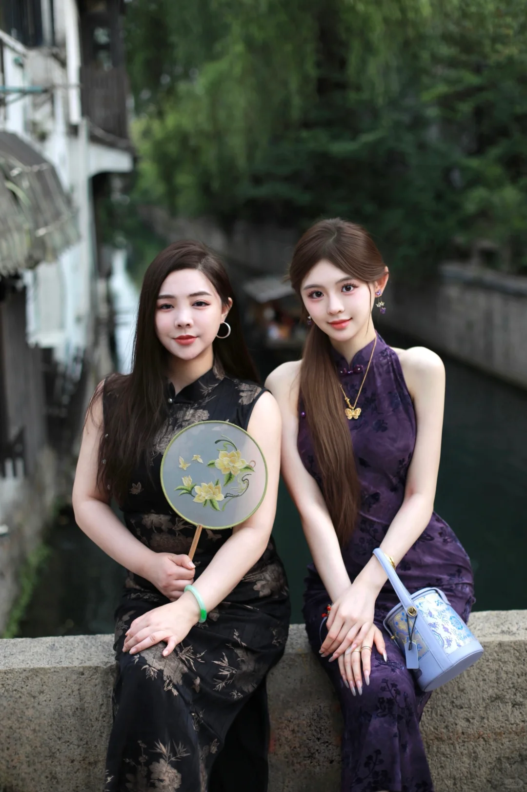 妈妈讲囡囡还是穿紫色嗲～