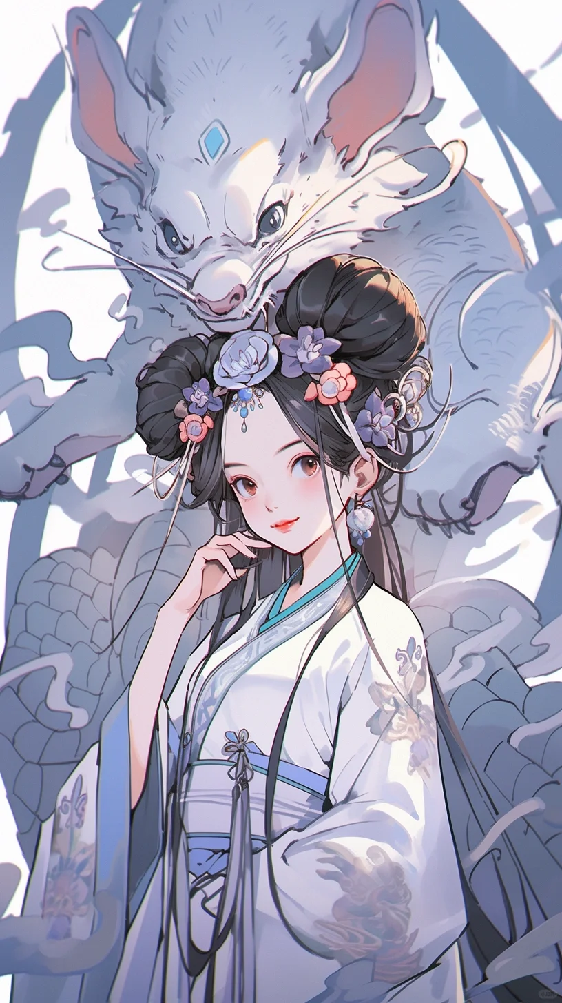 AI绘画｜🐭玉鼠精——玲珑身段，媚眼如丝