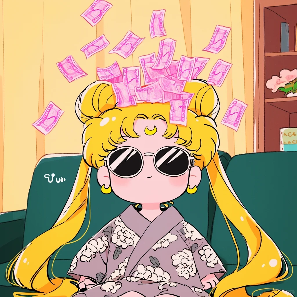 别人簪花 我簪Rmb|可可爱爱的美少女头像