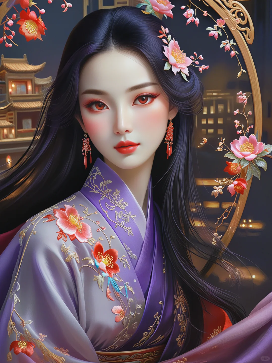 一组明艳妩媚大美人