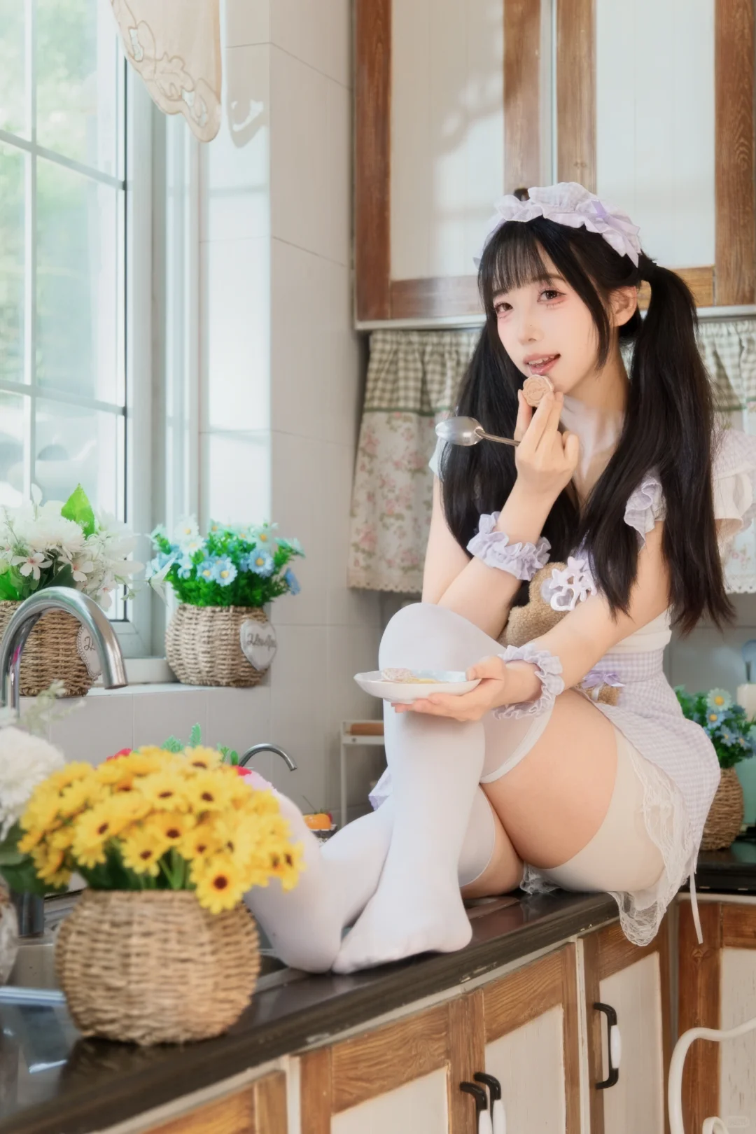 夏日午后登场的美少女厨娘🍴