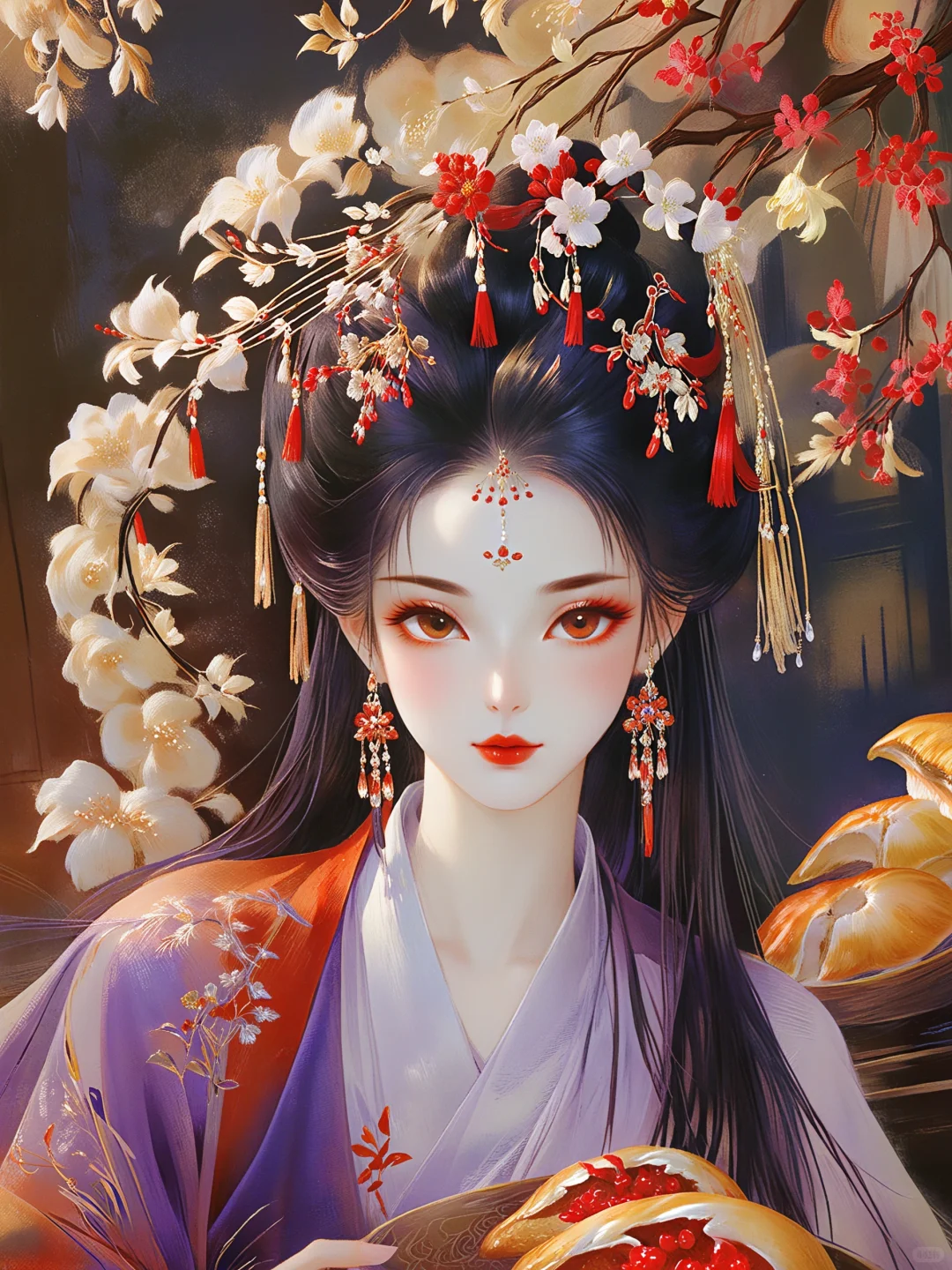 一组明艳妩媚大美人