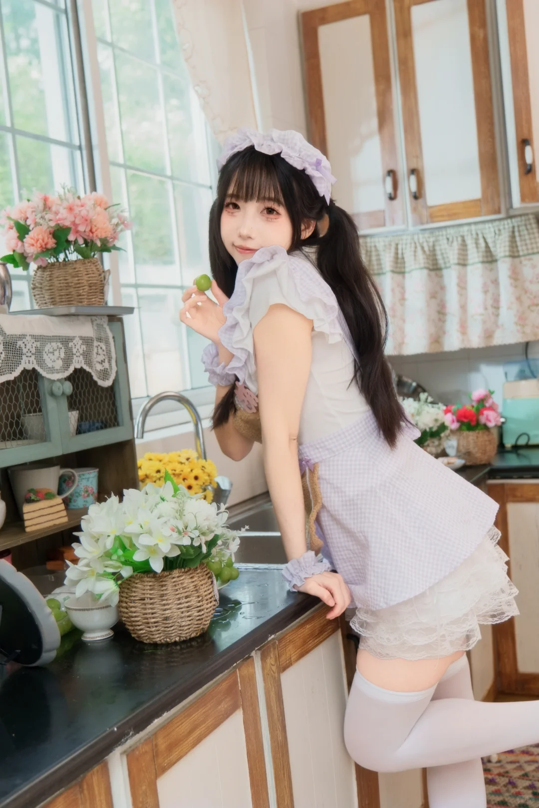 夏日午后登场的美少女厨娘🍴