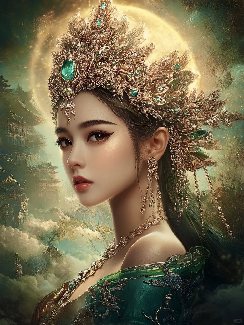 华美璀璨的绝色天女系列之《东方神女》