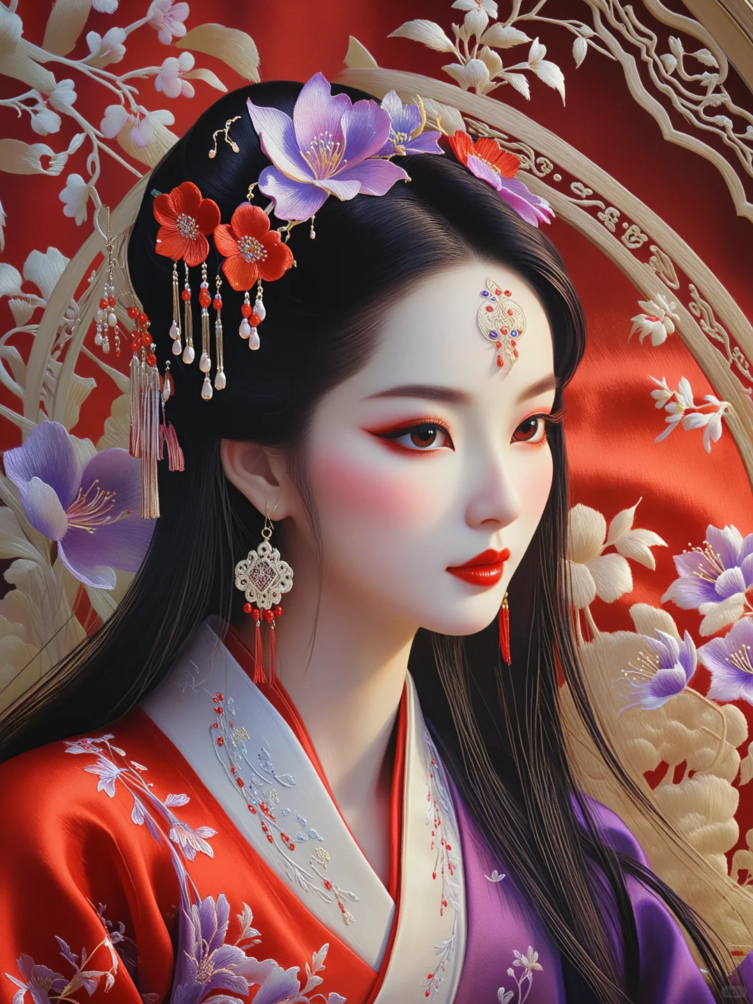 一组明艳妩媚大美人
