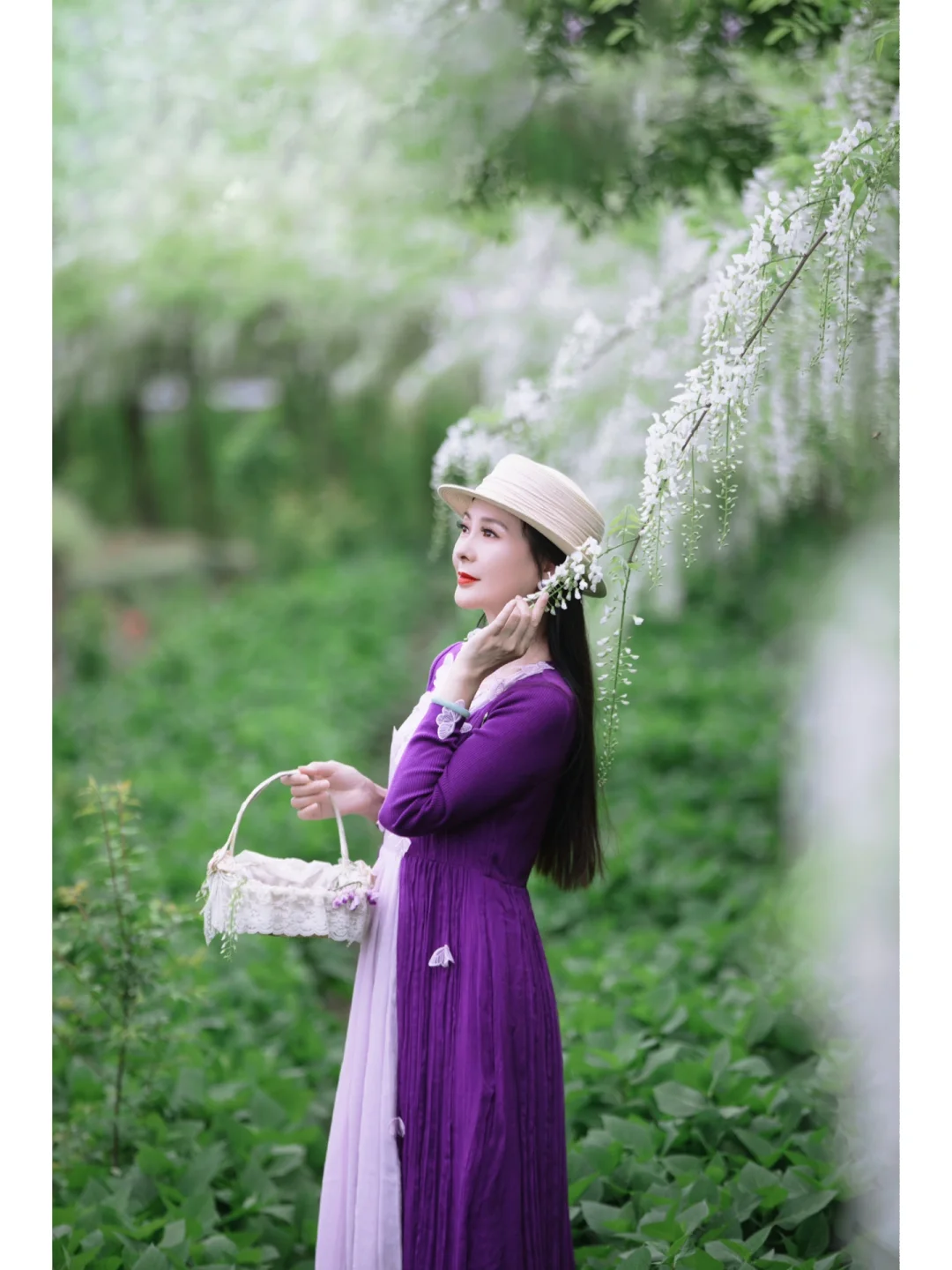 遇见紫藤花开，遇见你