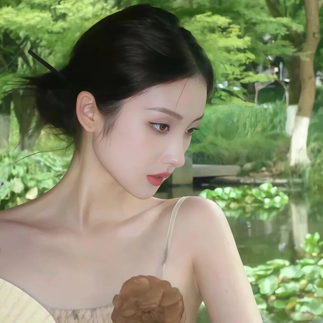 清冷治愈女头