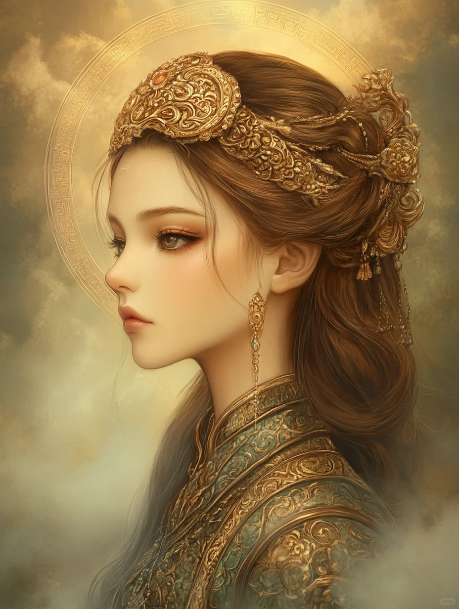 华美璀璨的绝色天女系列之《东方神女》