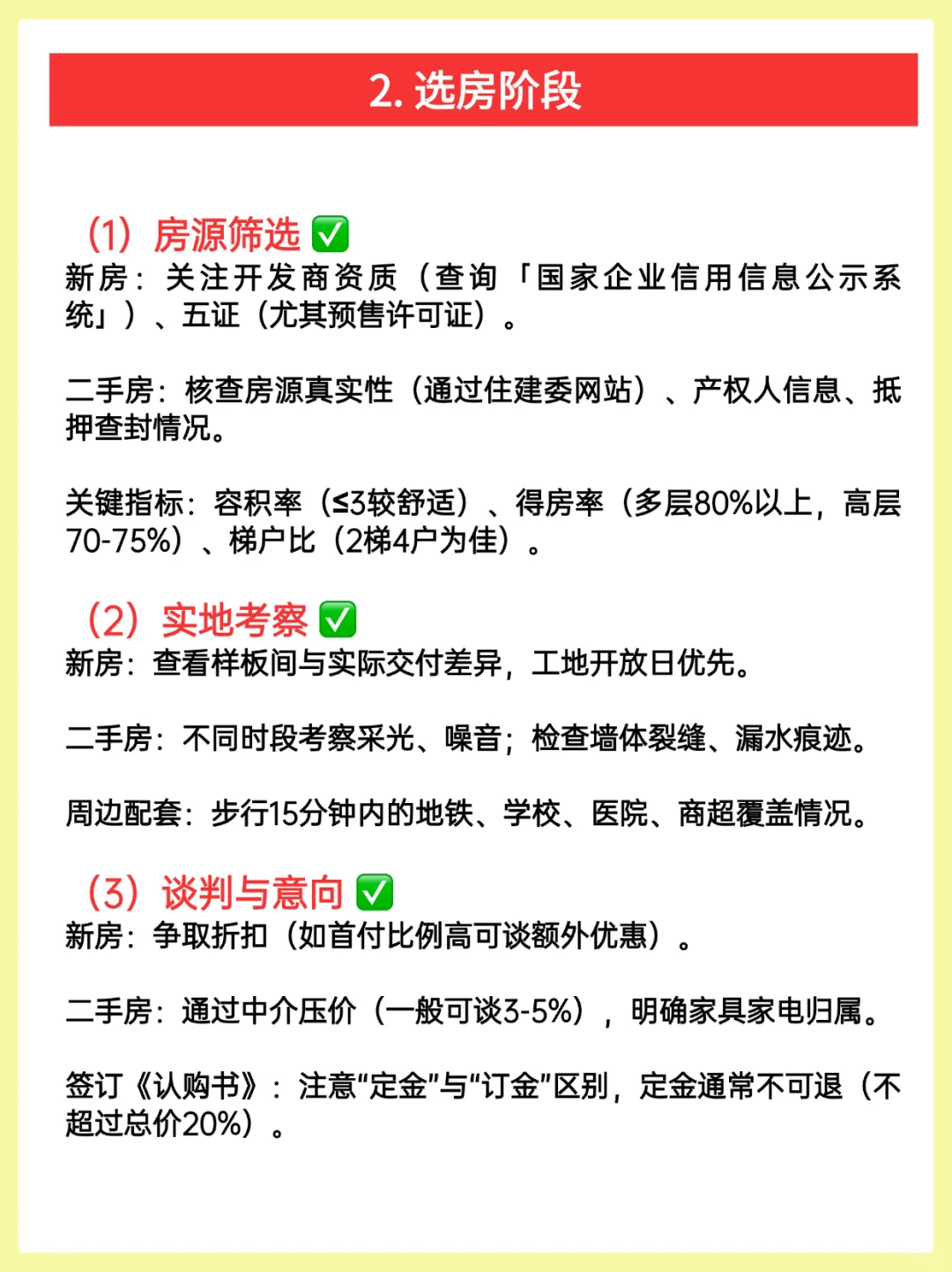 第一次买房必看｜超全流程+避坑指南