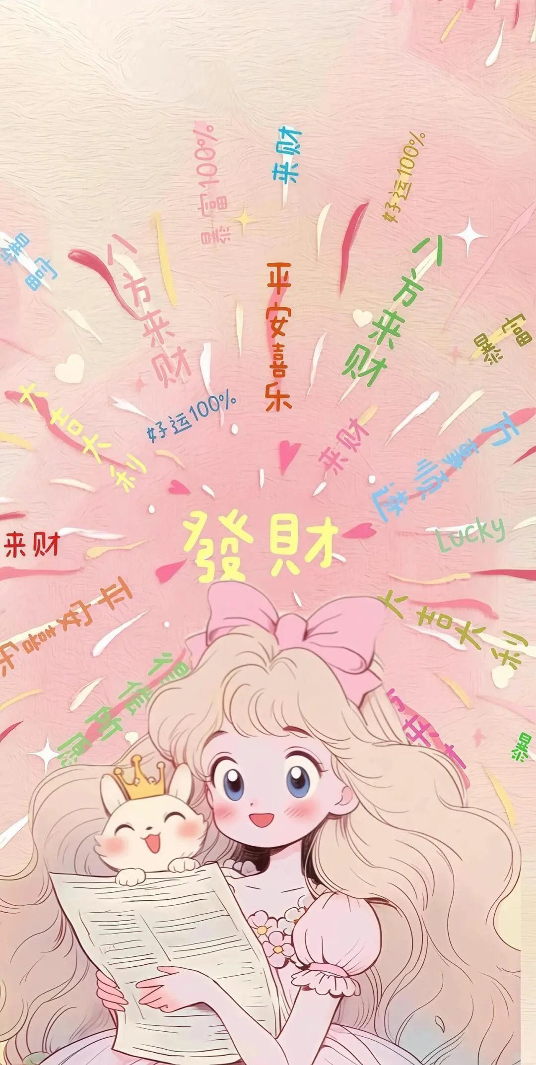 美少女战士发财壁纸，冲就完事儿