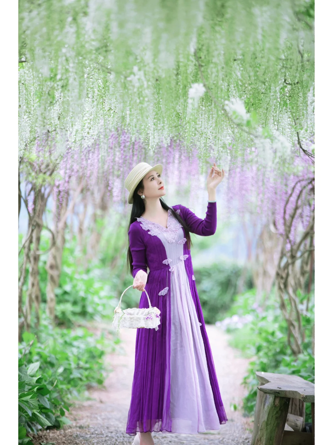 遇见紫藤花开，遇见你