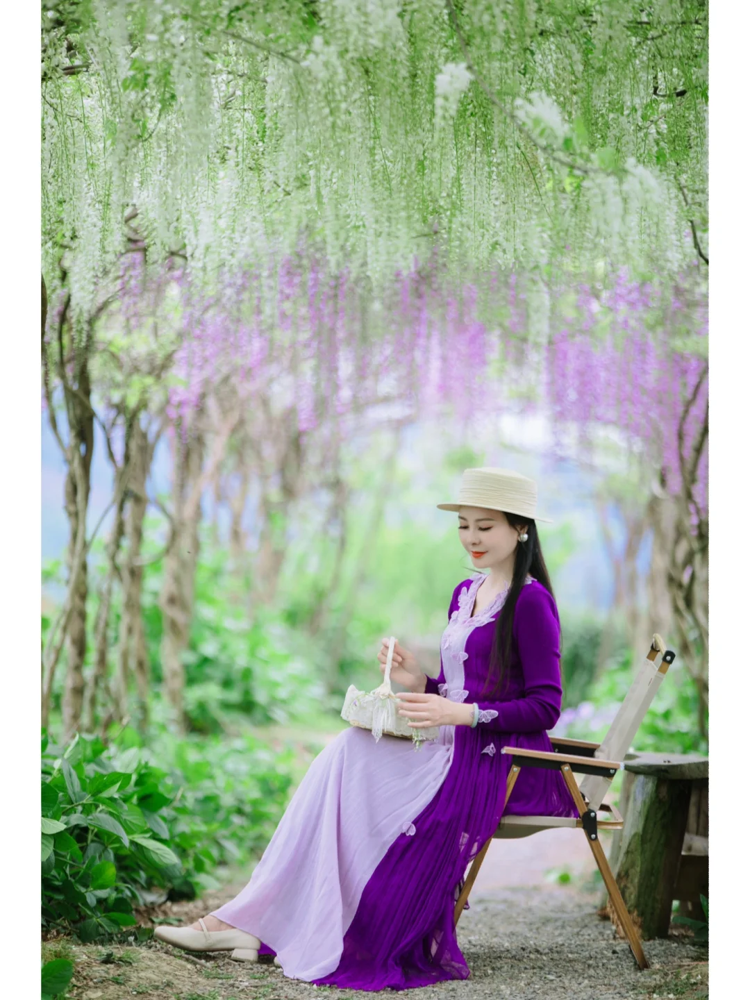 遇见紫藤花开，遇见你