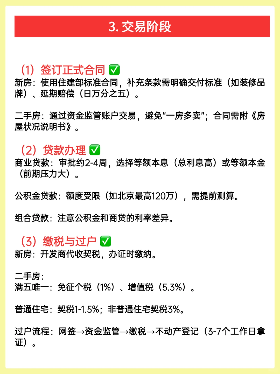第一次买房必看｜超全流程+避坑指南