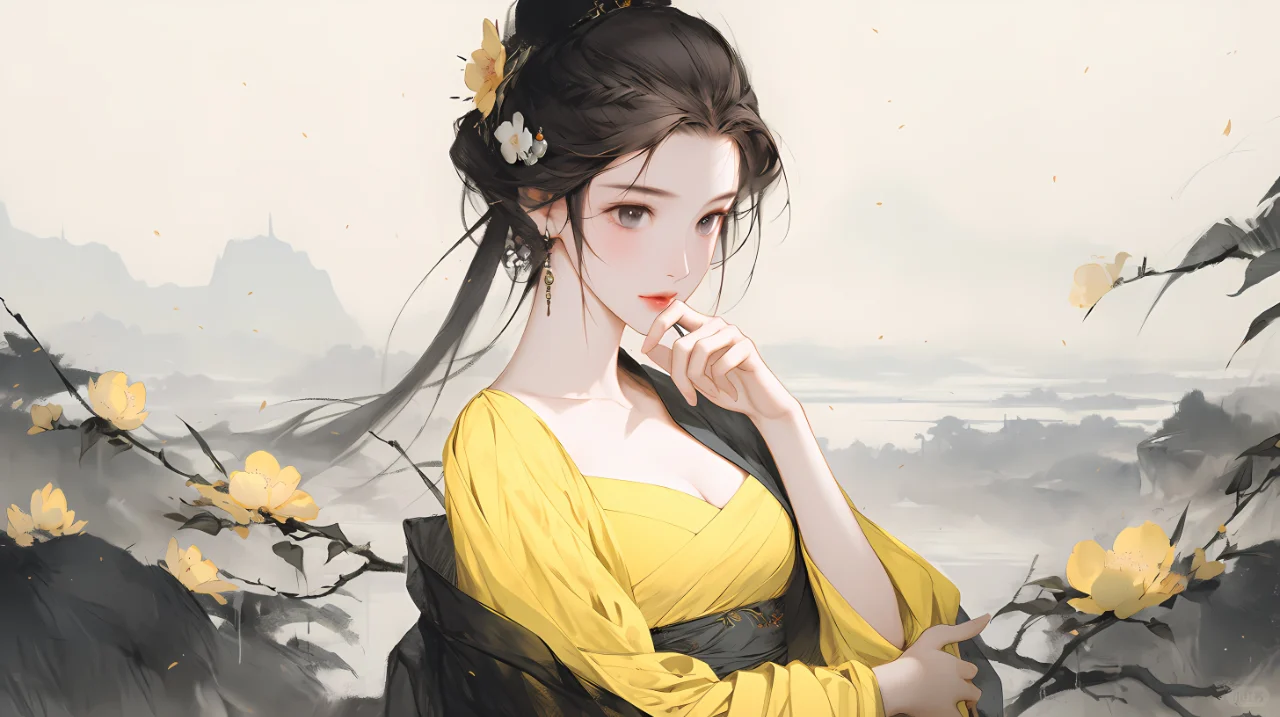 国风：娇媚美人图
