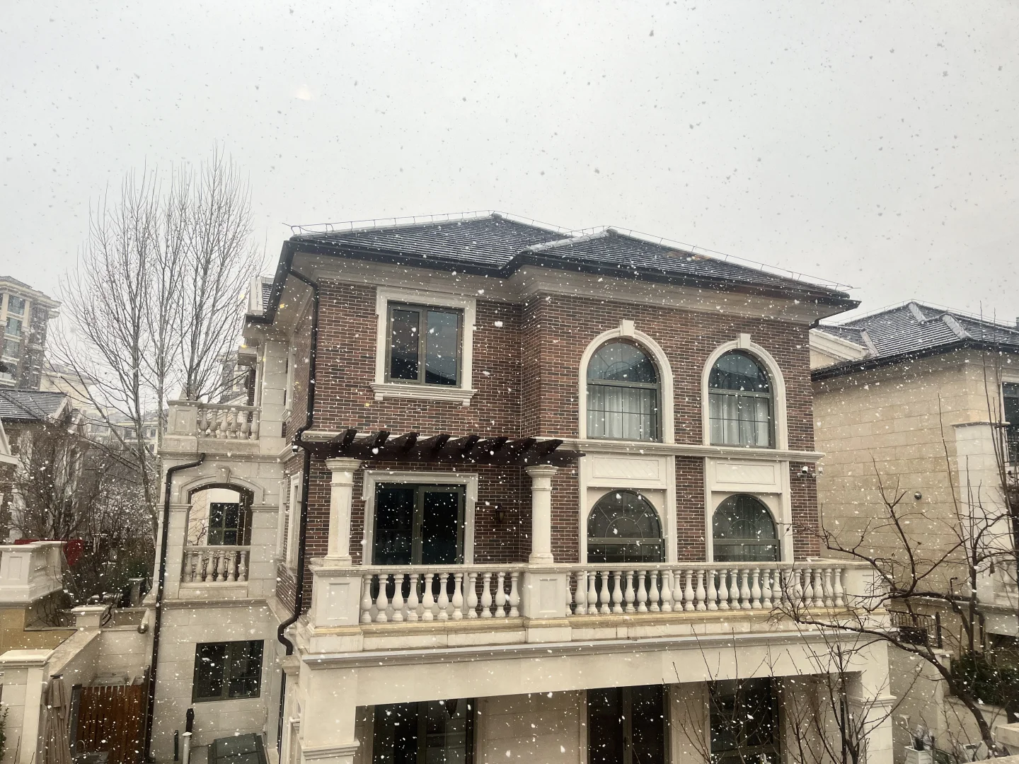 不愧是朝阳第一墅｜北京春雪❄️润泽御府好美