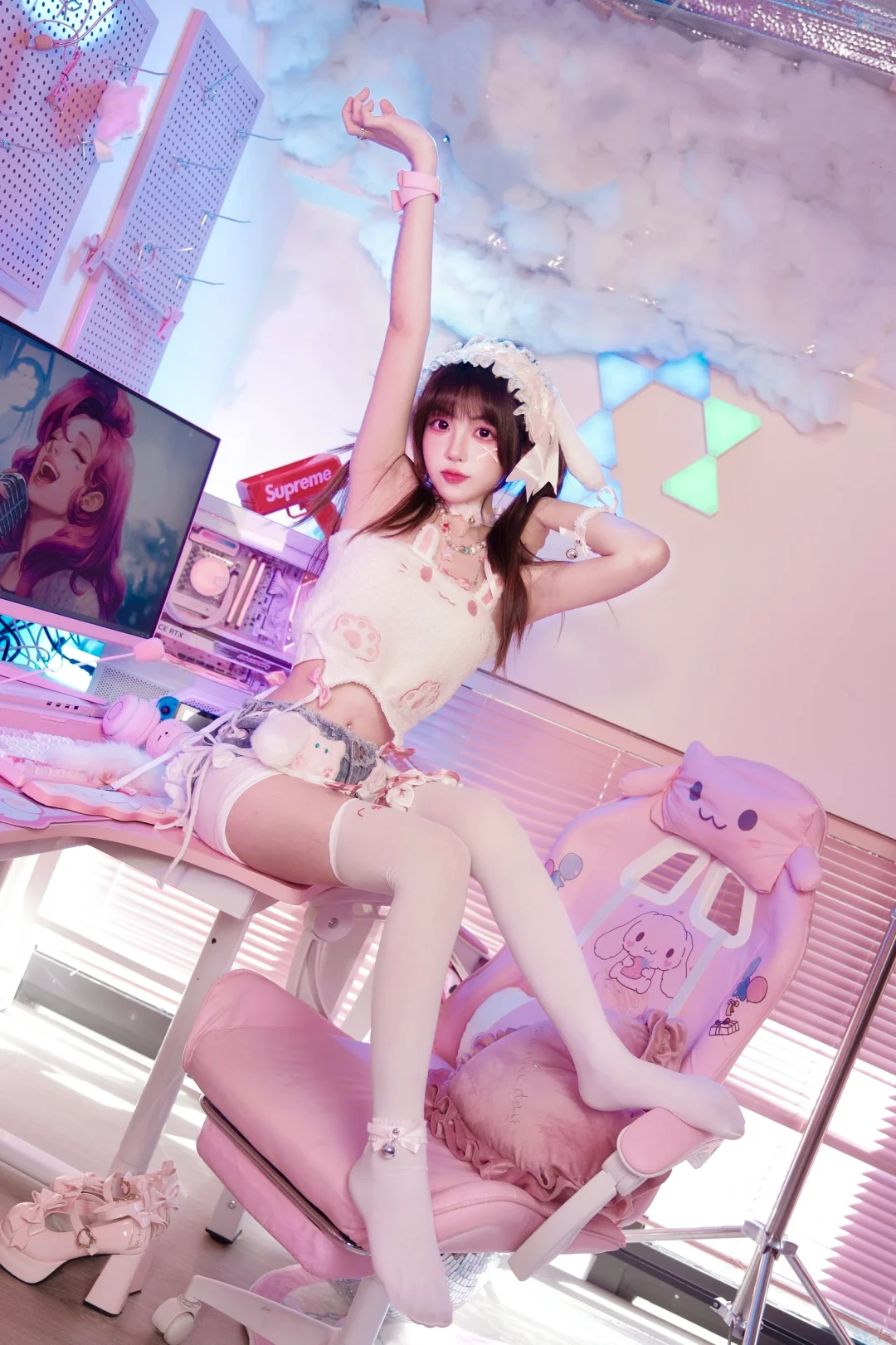 上号打游戏啦！哥哥给我打辅助行吗🎮