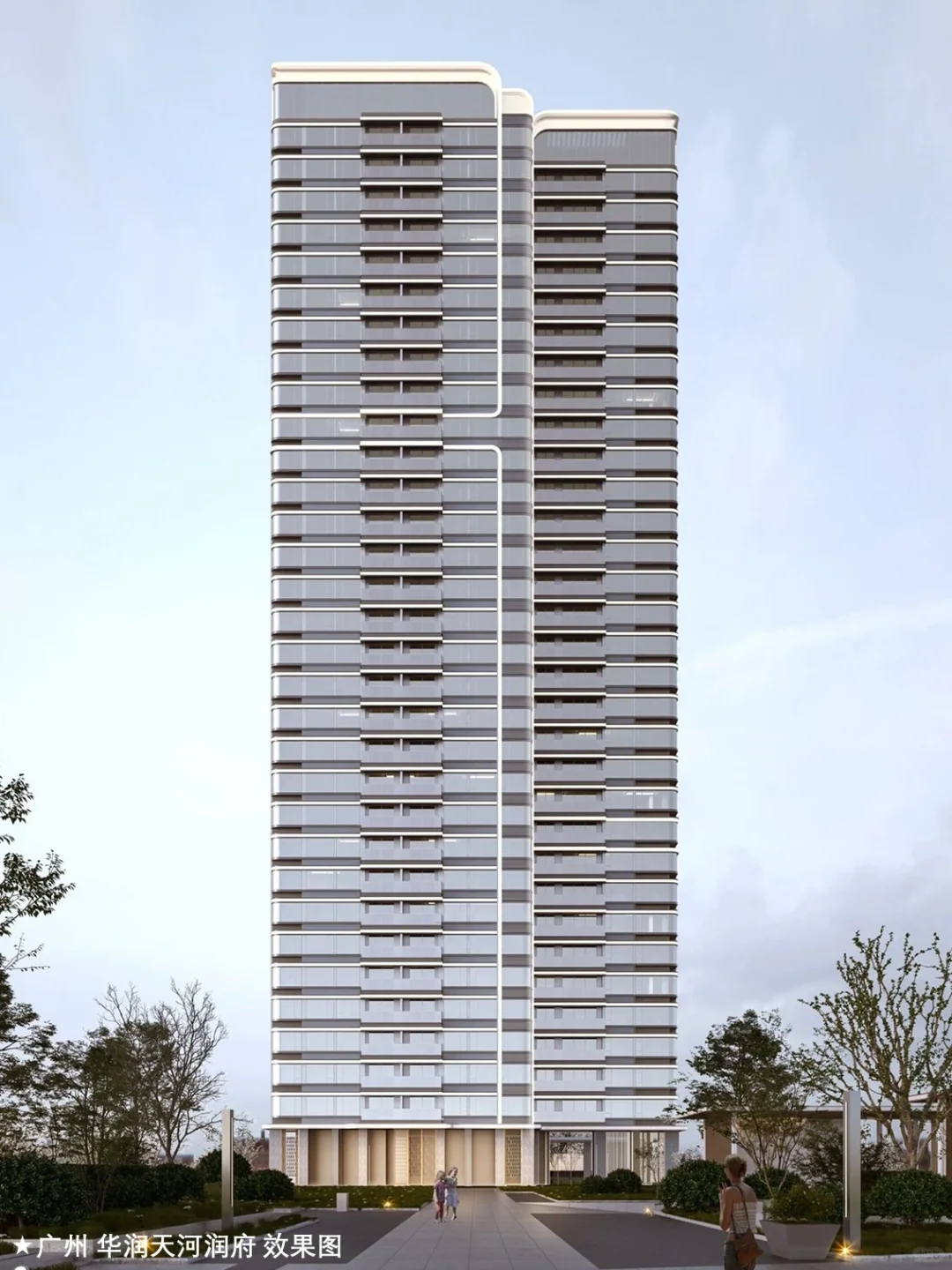 C型高层住宅立面