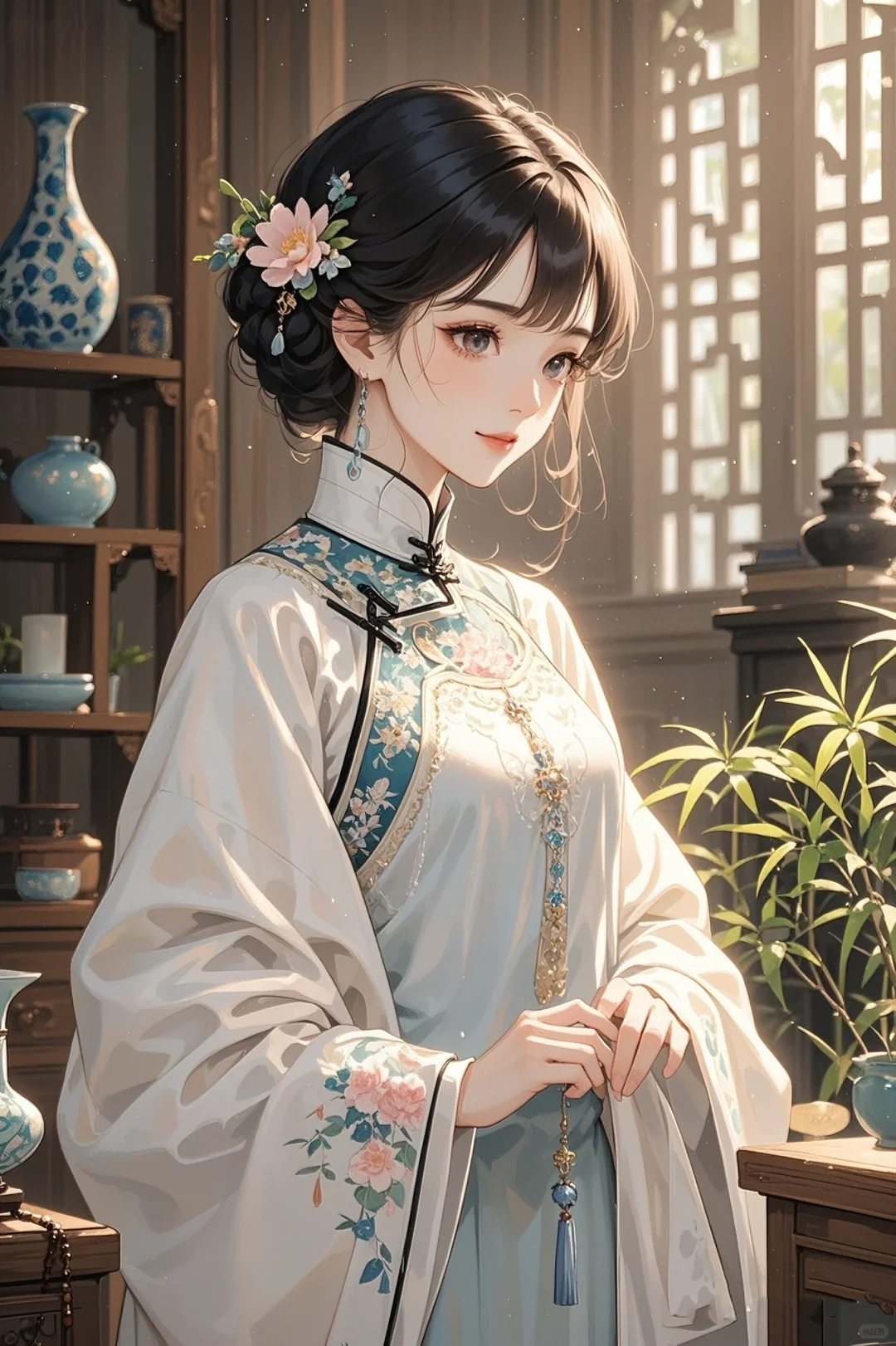 民国风旗袍美人