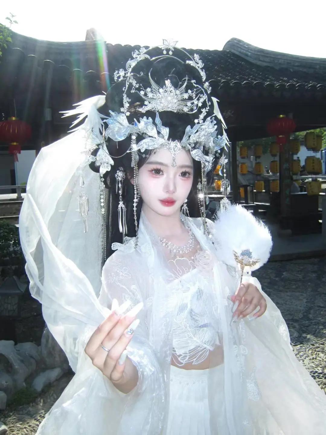 被她美哭‼️古装仙女啊～
