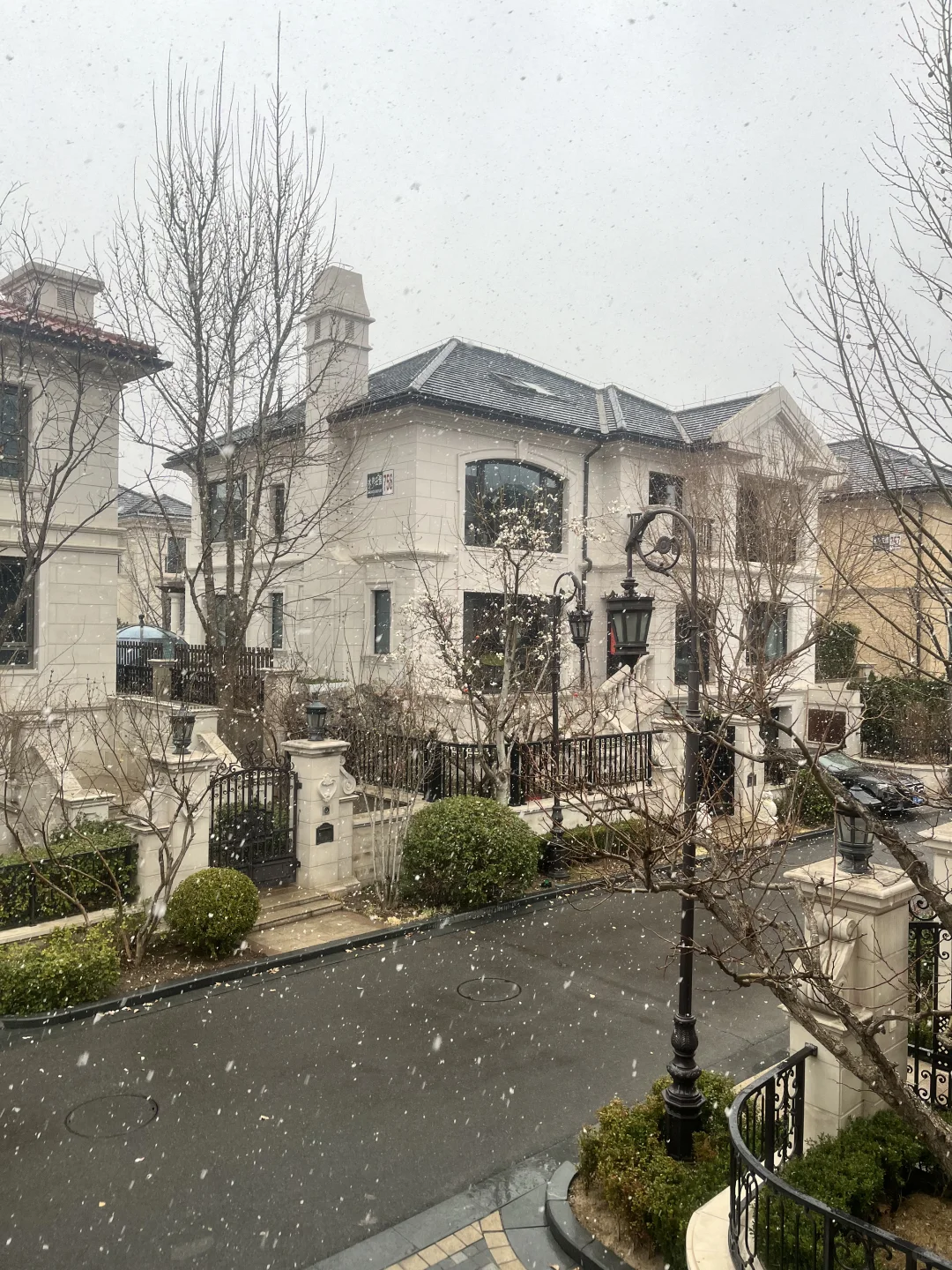 不愧是朝阳第一墅｜北京春雪❄️润泽御府好美