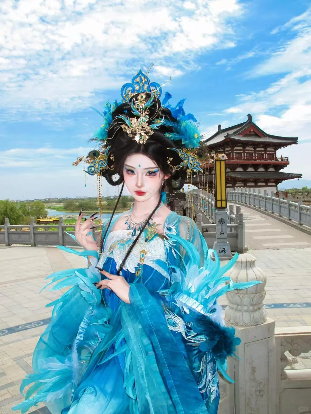 被她美哭‼️古装仙女啊～