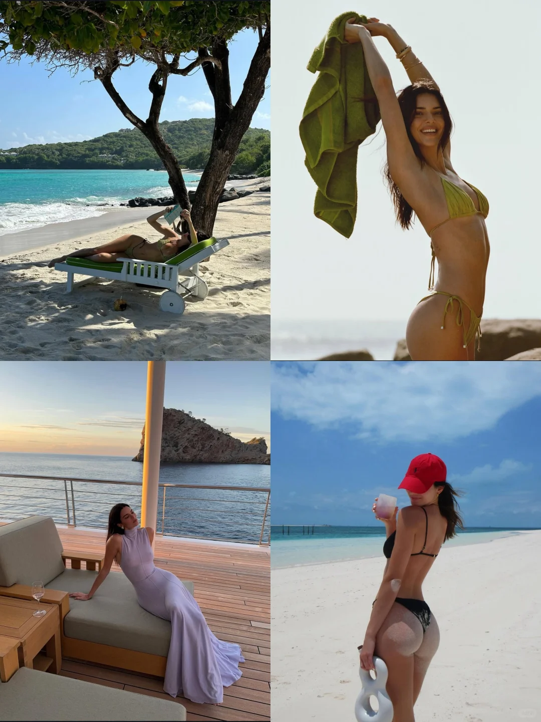 跟kendall学海边度假拍摄🏝️⛱️👙