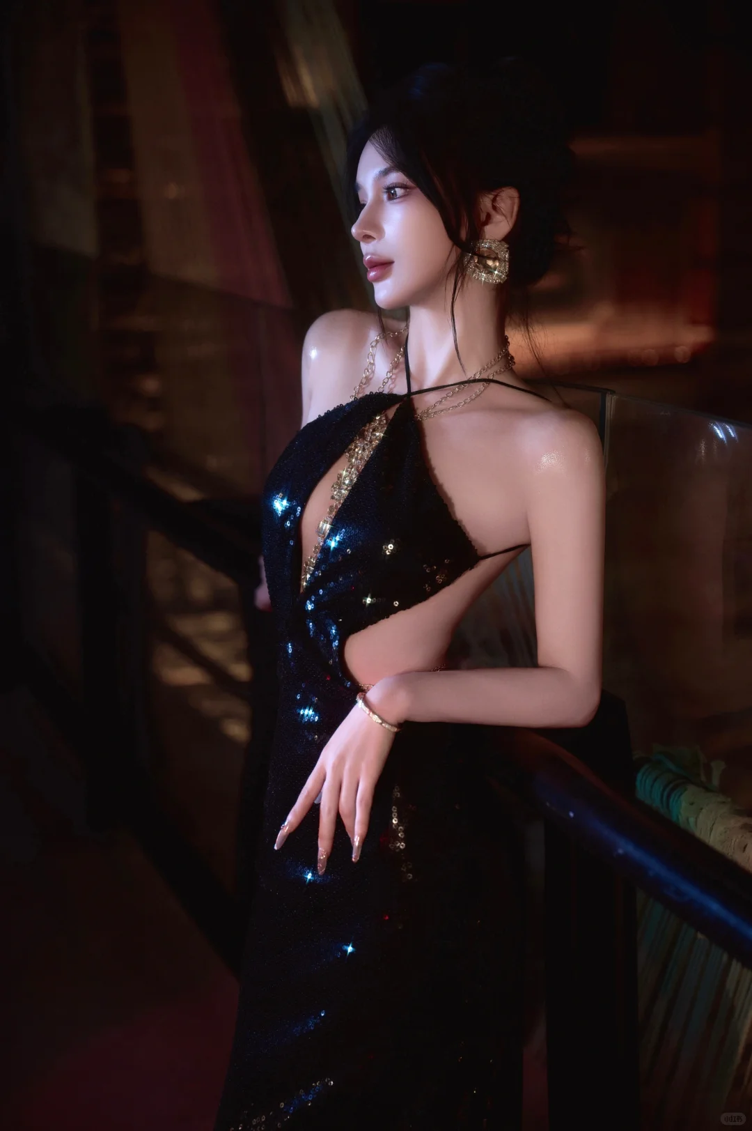 又美又飒的黑色甜御写真