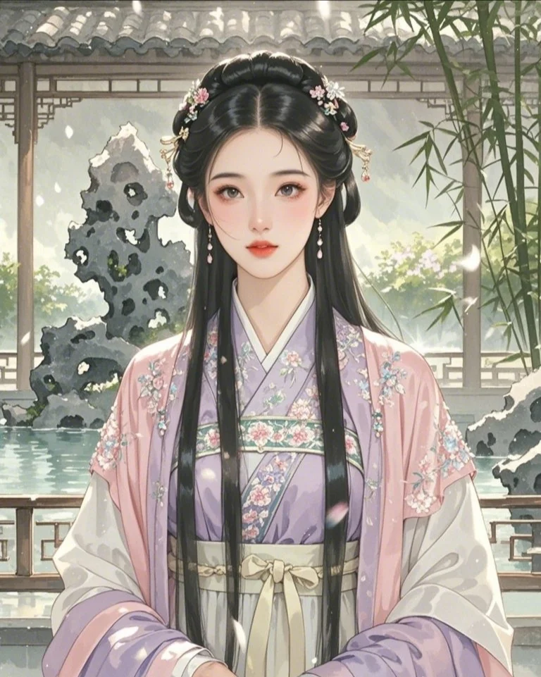 精致佳人，倾国倾城，千秋绝色
